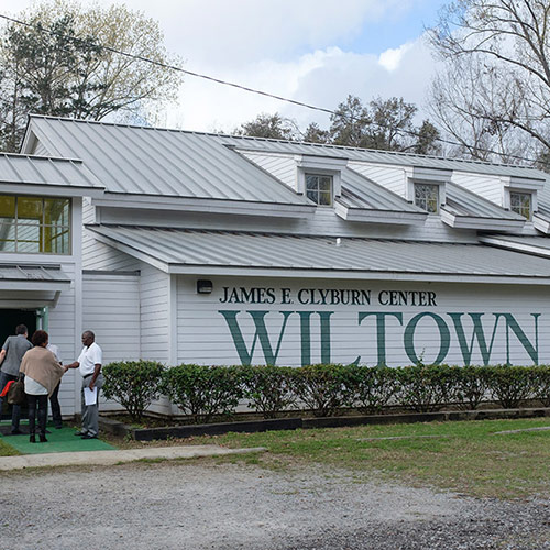 James E. Clyburn Wiltown Community Center in Adams Run, South Carolina. February 24, 2018. Credit: Shawn Miller.