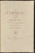 “Le Corbeau = The Raven: Poëme” Cover