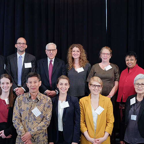 Representatives from 15 organizations are recognized for implementing best practices in the categories of culturally relevant books and literacy, adult literacy, family literacy, and reading instruction and tutoring.